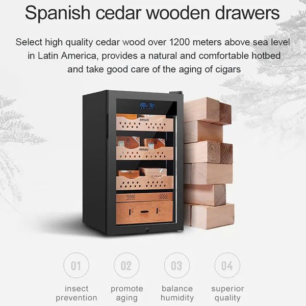 Joelyns Cava 82 – Spanish Cedar Humidor Cabinet